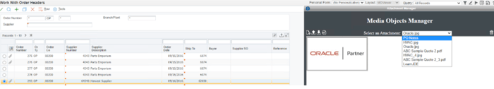 Screenshot 4 of Media Objects Manager from ACBM Solutions blog post "New Functionality for Media Objects Manager in JDE"